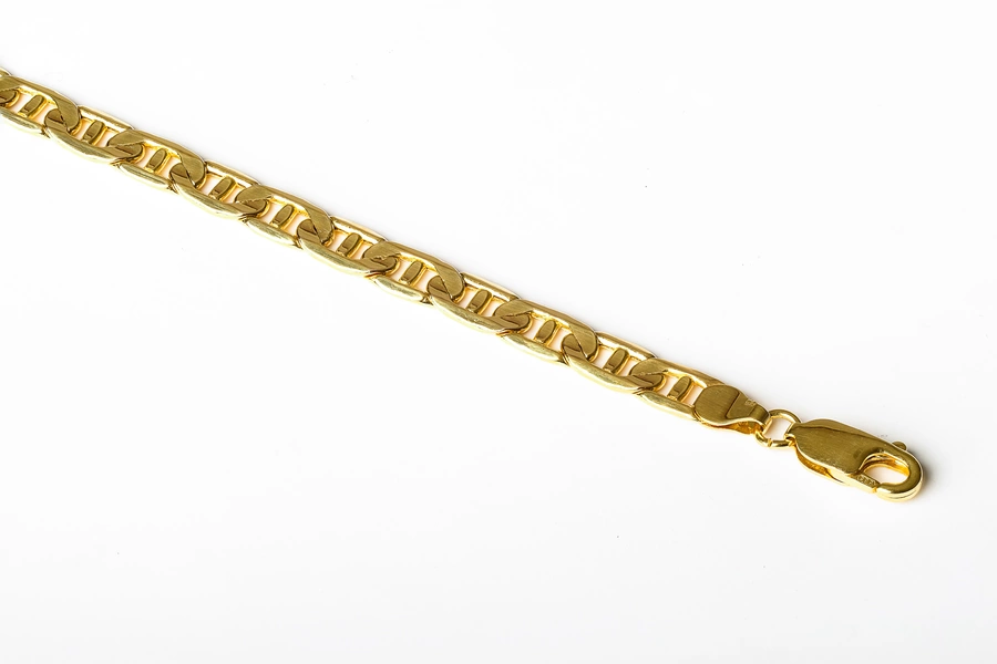 Elegantný pánsky zlatý náramok RA008