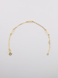 Náramok so symbolom nekonečno v žltom zlate