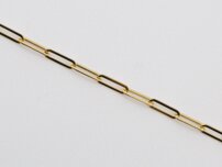 Elegantný a jemný zlatý náramok