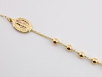 Zlatý ruženec s Pannou Máriou a krížikom