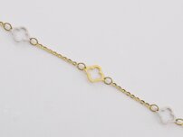 Náramok s motívom štvorlístka