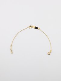 Detský zlatý náramok  s hviezdičkou a gravírovacou platničkou