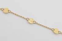 Elegantný zlatý náramok TinMa