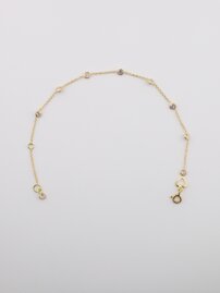 Náramok s trblietavými kamienkami