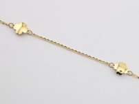 Náramok s motívom štvorlístka