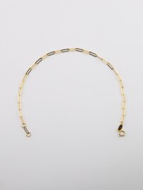 Elegantný a jemný zlatý náramok