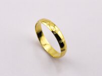 Zlatý prsteň ruženec žlté zlato