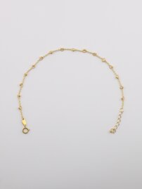 Guľôčkový náramok zo žltého