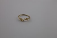 Dámsky zlatý prsteň bez zirkónov