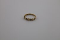 Dámsky zlatý prsteň  so zirkónmi